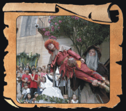 Spectacle de rue Merlin