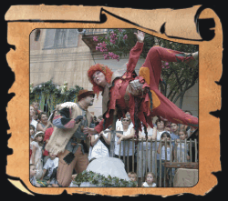 Spectacle de rue Merlin