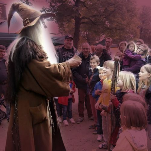 Merlin spectacle de rue